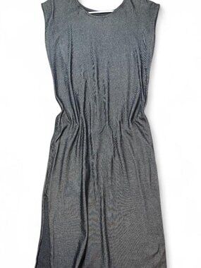 Creations Setsuko Paris Grey/Beige Maxi Dress